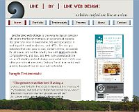 Line by Line Website version 1 snapshot